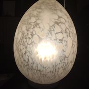 Lampe verre soufflé