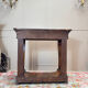 Console in flamed walnut from the louis philippe period, 19th century