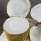 Limoges porcelain table service Jammey-Seignolles, Montreuil model, 30 pieces.