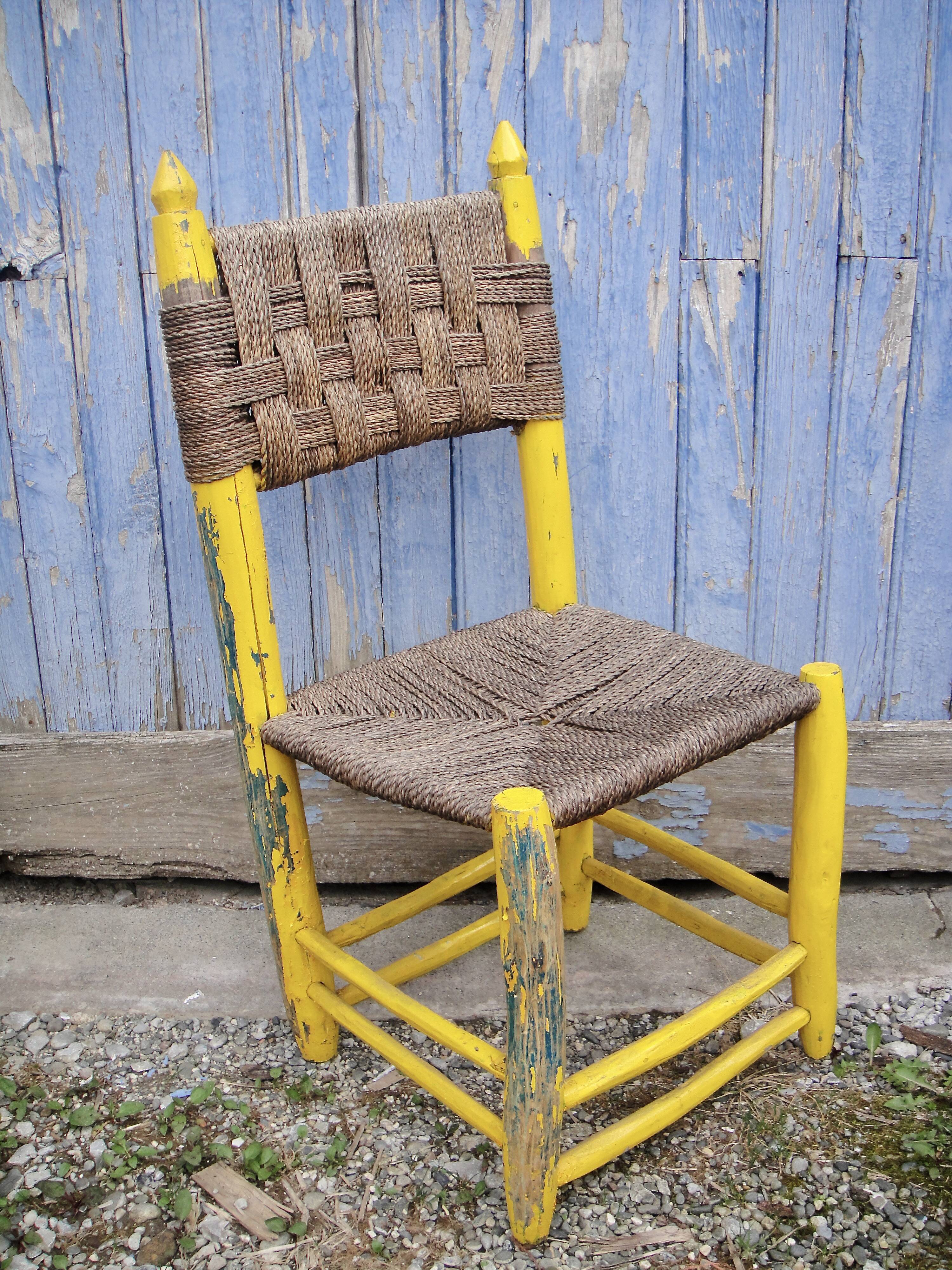 2 chairs + 1 vintage shepherd's stool