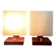 Paire de lampes de chevet cubique - 1960.
