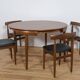 Table de Salle à Manger et Chaises Mid-Century en Teck par Hans Olsen pour Frem Røjle, 1960s, Set de 5