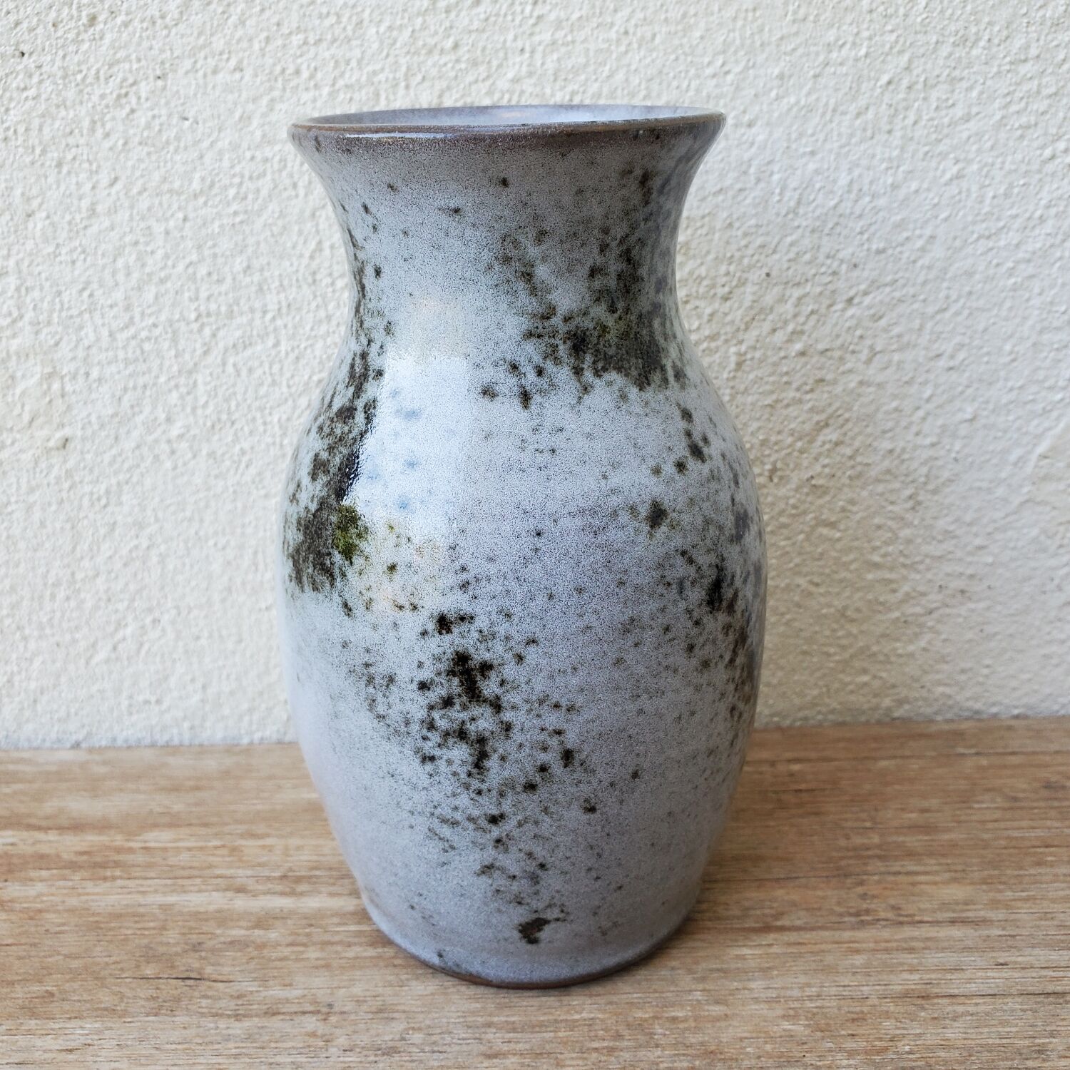 Signed sandstone vase