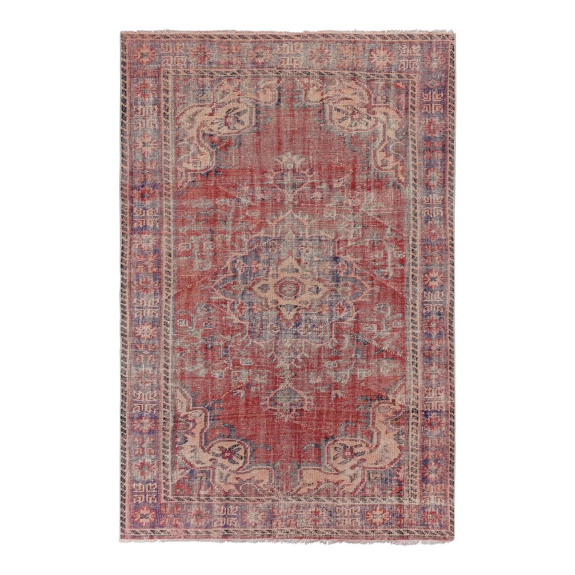 Vintage handmade Anatolian rug 182x276 cm