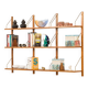 Danish mid century teak shelving unit, 1960s