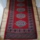 Tapis Afghan noué main fin XIXe 72x176cm