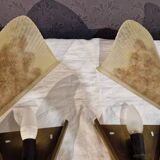 Pair of art deco style wall lights