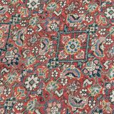 Tapis ancien persan kurde Malayer en longueur 200x490 cm