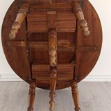 Table Louis Philipe old walnut 6 legs