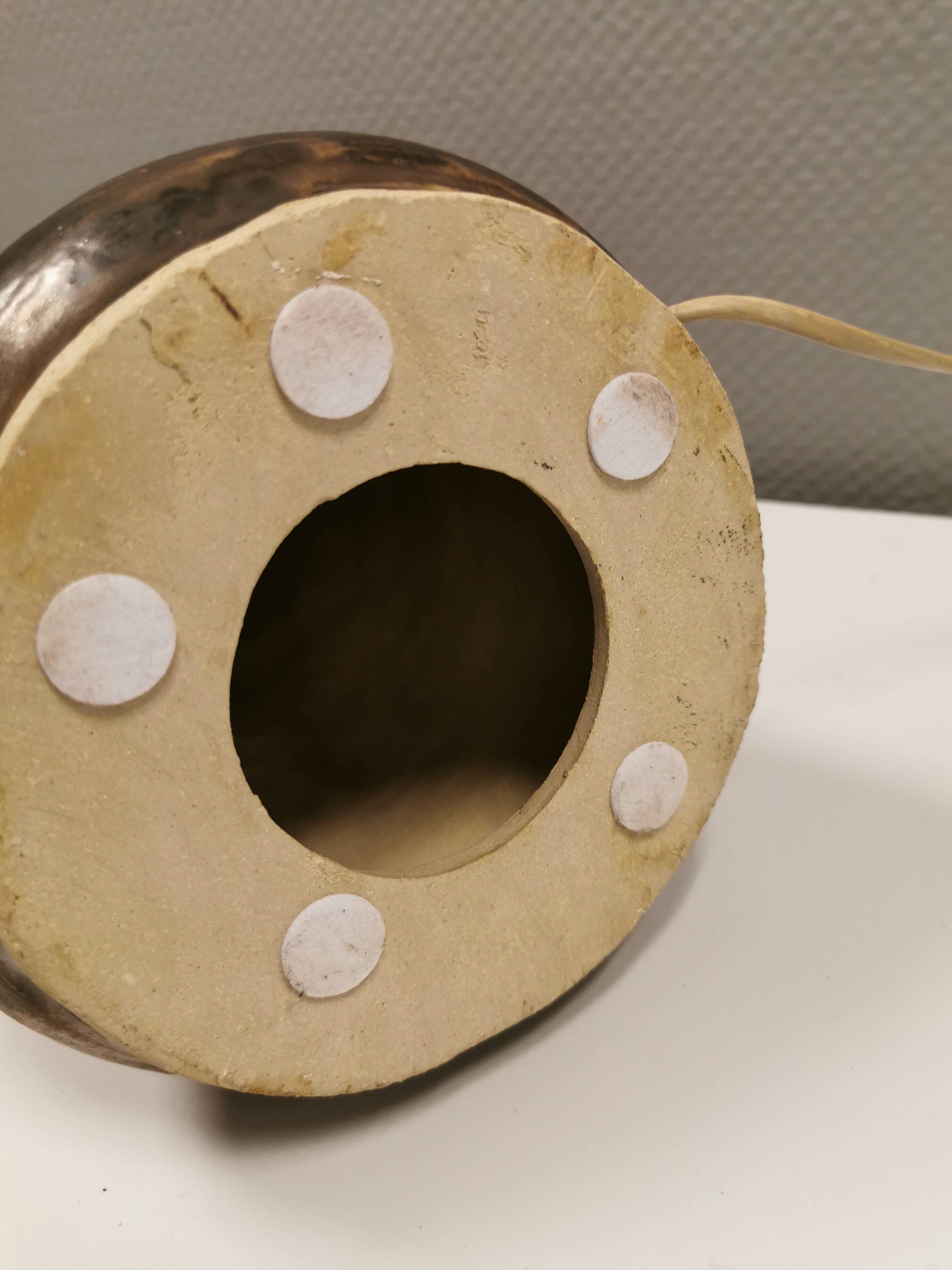 Table lamp in ceramic, Danish and from the 1960s-1970s.