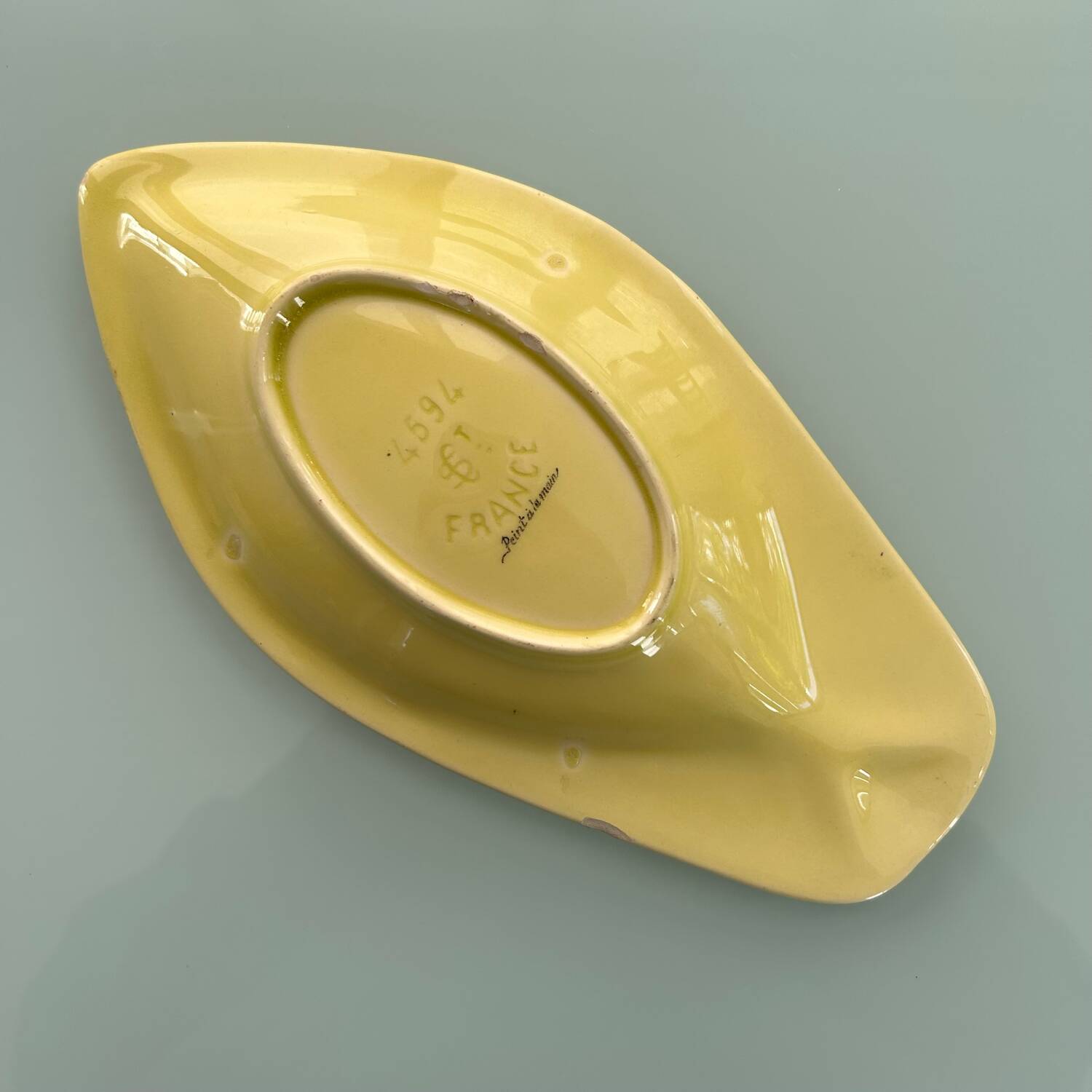 Striped fish dish 1950