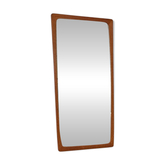 Ensemble en teck danois avec commode AP Mobler et miroir vintage.