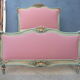 Lit capitonné style Louis XV