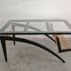 Mid Century Modern Gazelle coffee table in pear wood from the 1960s.