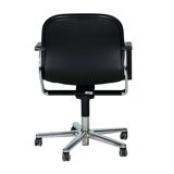 Chaise de bureau design Wilkhahn noire
