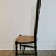 Chaise de nourrice provençale avec assise cannée, vers 1900