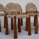 Ensemble de 6 chaises à manger Alessandro Becchi « Toscanolla » pour Giovannetti