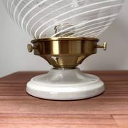 Pair of vintage globe wall lights