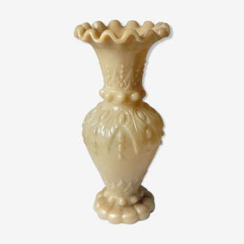 Opaline vase of fair debut 20 eme