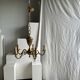 Classic 5-light gold chandelier