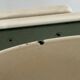 Tessa postmodern design lamp in lacquered metal, Brilliant Leuchten edition, 80s