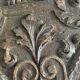 Pair of antique decorative panels in carved wood, 19th century