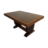 Art deco table in Macassar ebony