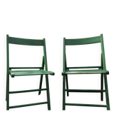 Lot chaises pliantes Pier import