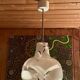 Italian Murano glass chandelier, vintage pendant light, from the 60s