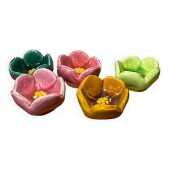 Original egg cup in flowers
