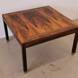 Scandinavian square rosewood coffee table