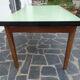 Solid oak and formica extension table