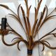 Pair of vintage Sheaves of wheat wall lights