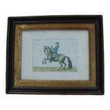 Equestrian engraving The Monarch