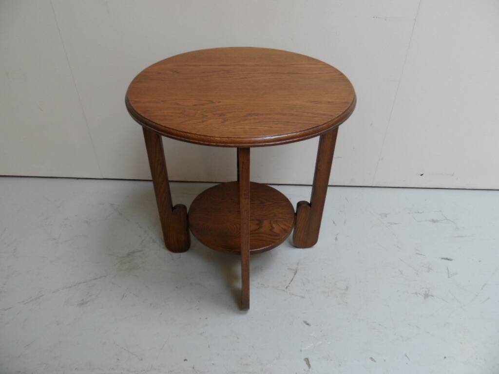Art Deco round coffee table