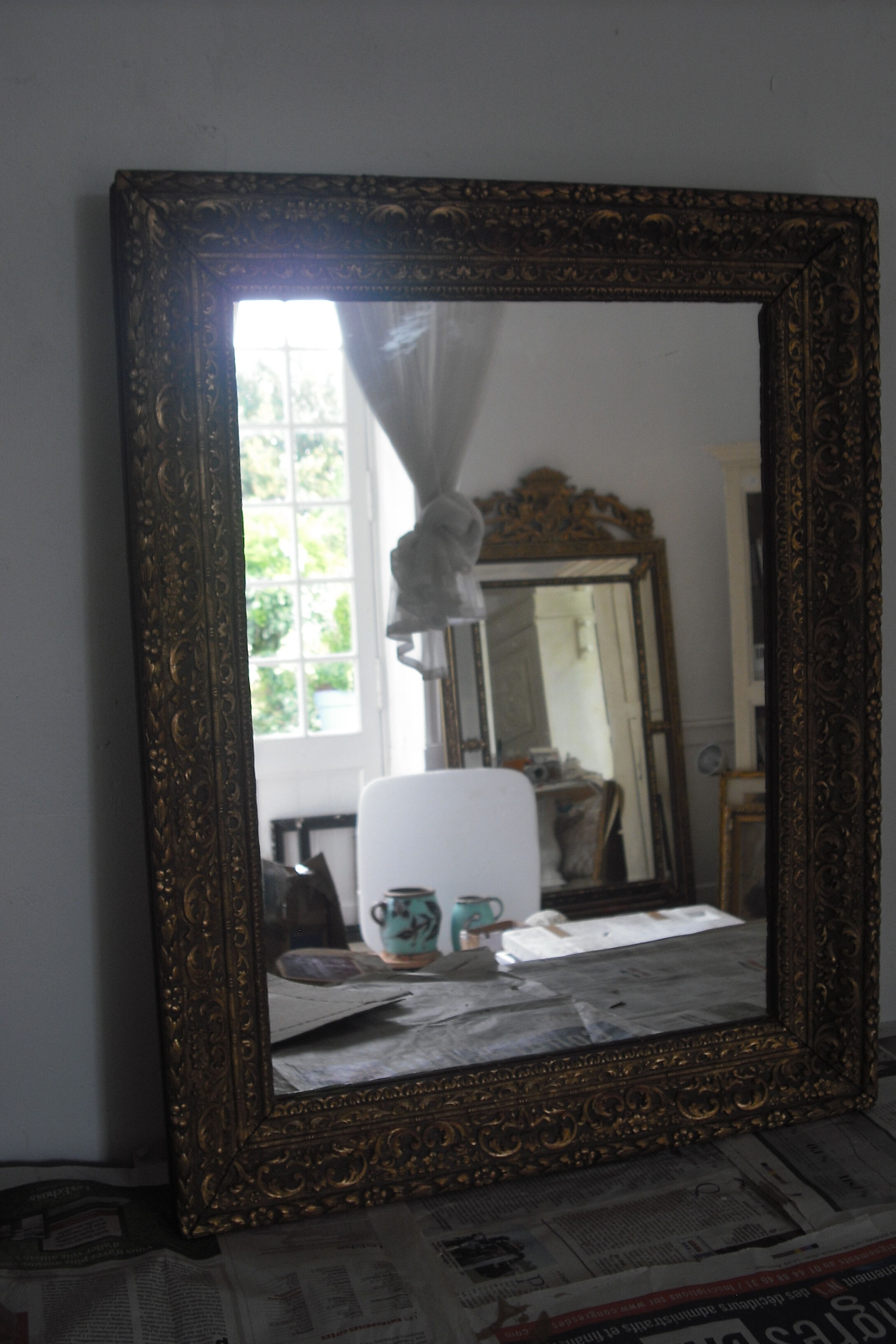 Grand Mirror Stuc Gold 63.8 / 50.2 - 19th
