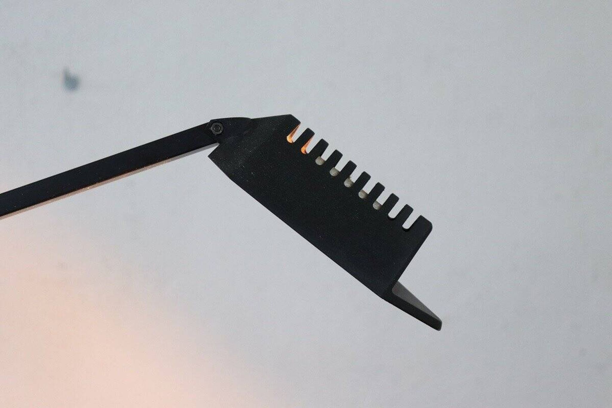 Black Metal Postmodern Table Lamp By Fridolin Naef For Luxo, 1980s