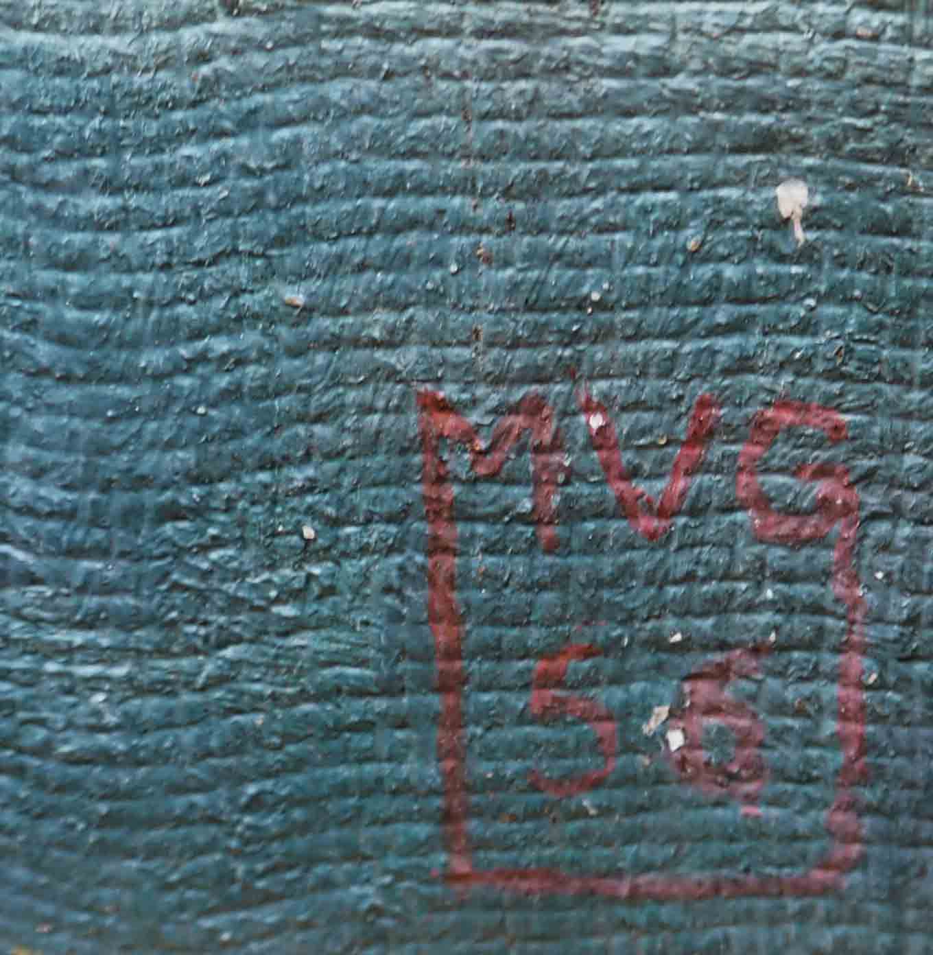 Tableau HSP Paysage ensoleillé Champs et forêts signé 1956 + cadre