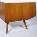 Walnut Executive Desk – 1960s Mid-Century Design Office Table