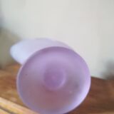 Vase cone in polished glass