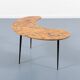 Table d'appoint italienne sculpturale unique du milieu du siècle, 1950