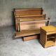 Solid oak bed