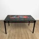 Ceramic coffee table design décor sailboats 1960