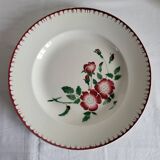 Large round serving platter sarreguemines, epernay model