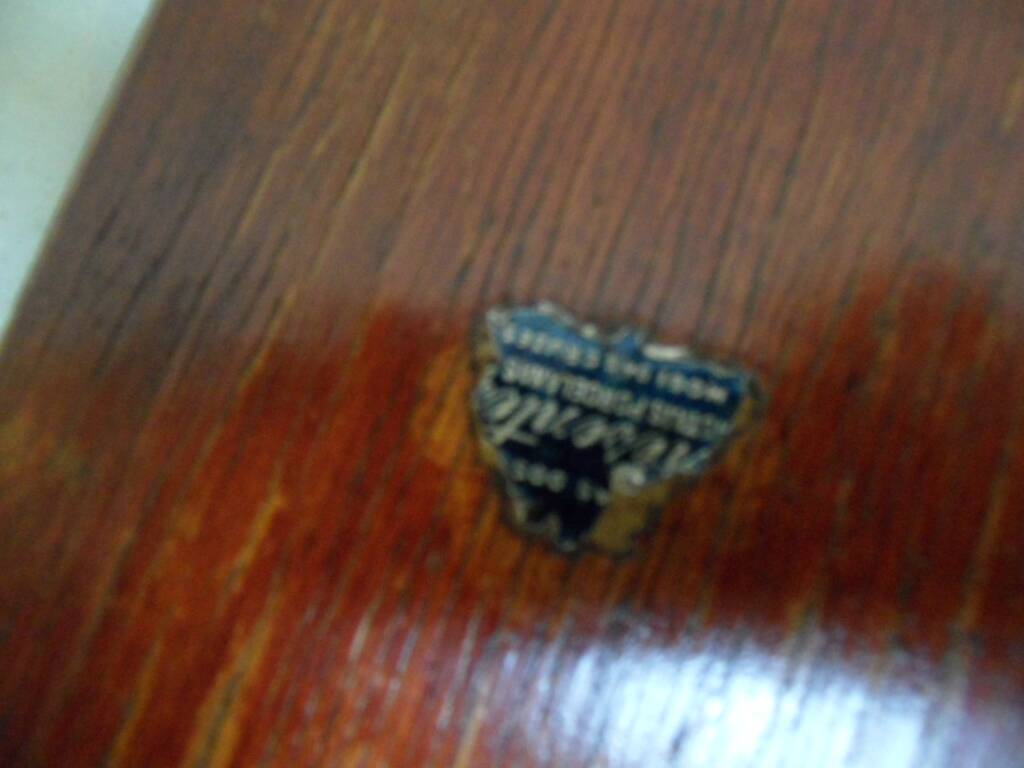 Vintage mahogany tray with inlay