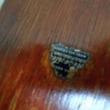 Vintage mahogany tray with inlay