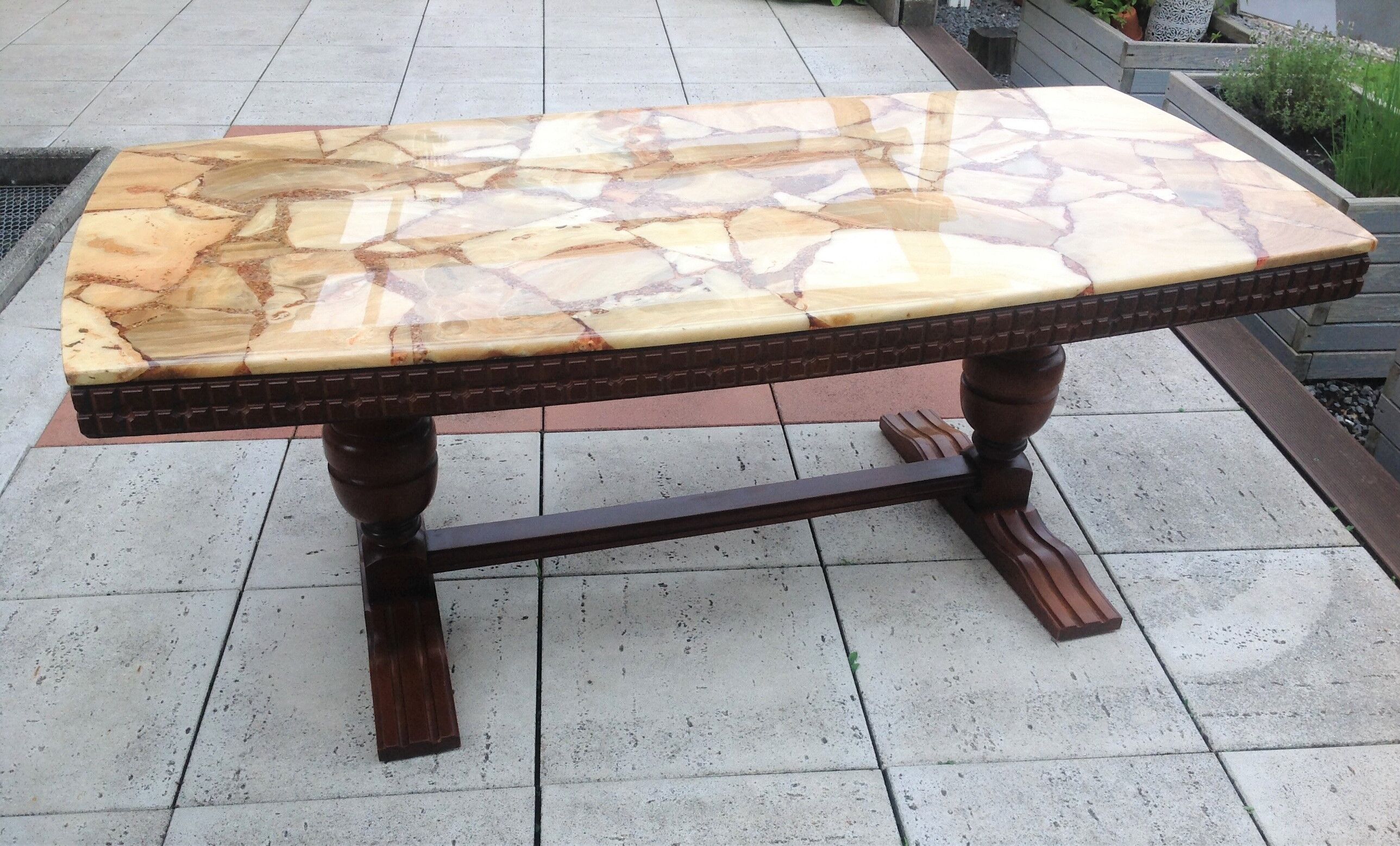 Vintage marble opus coffee table from the 60s-70s