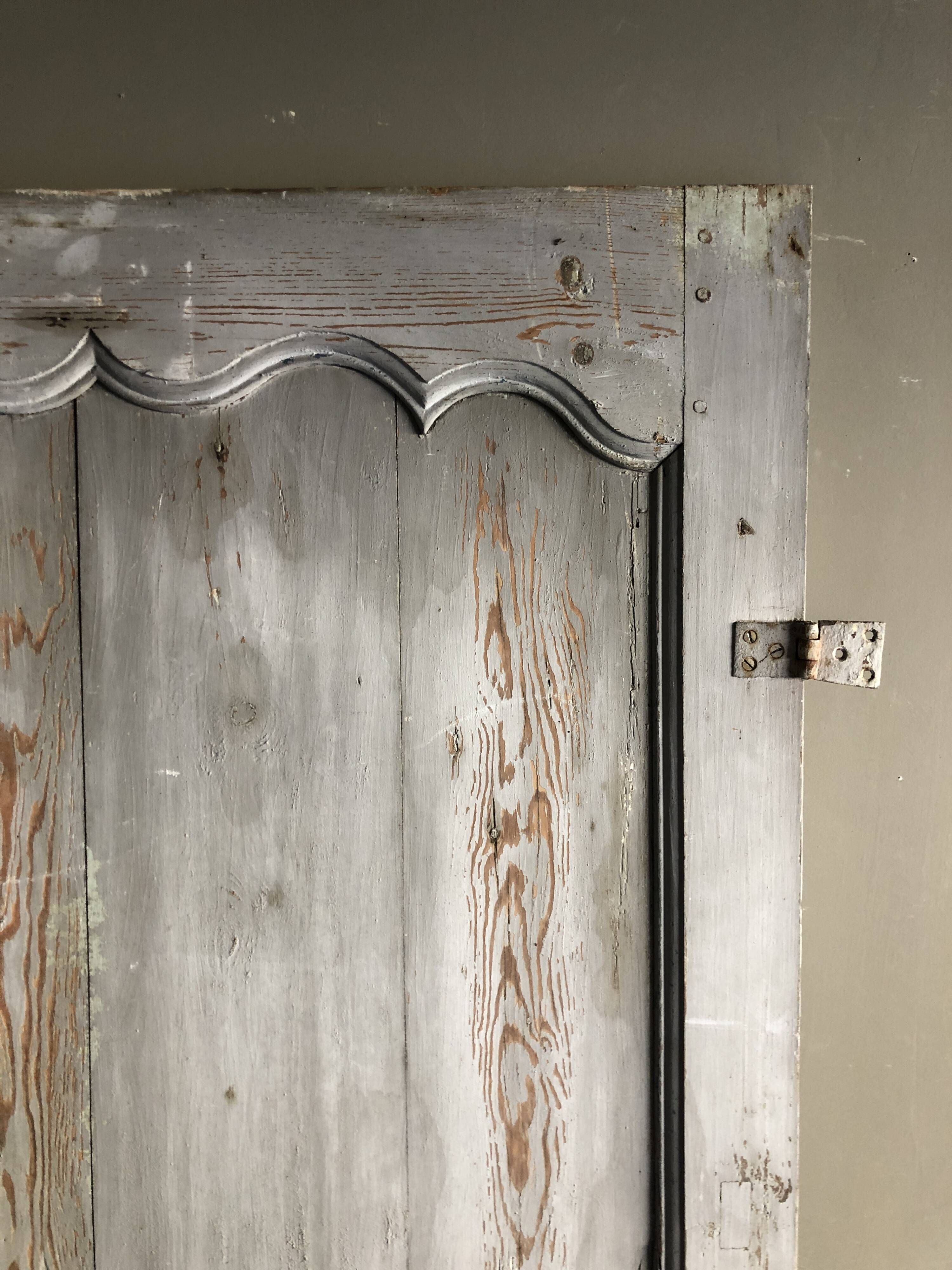 18th century door with fretted crosspieces