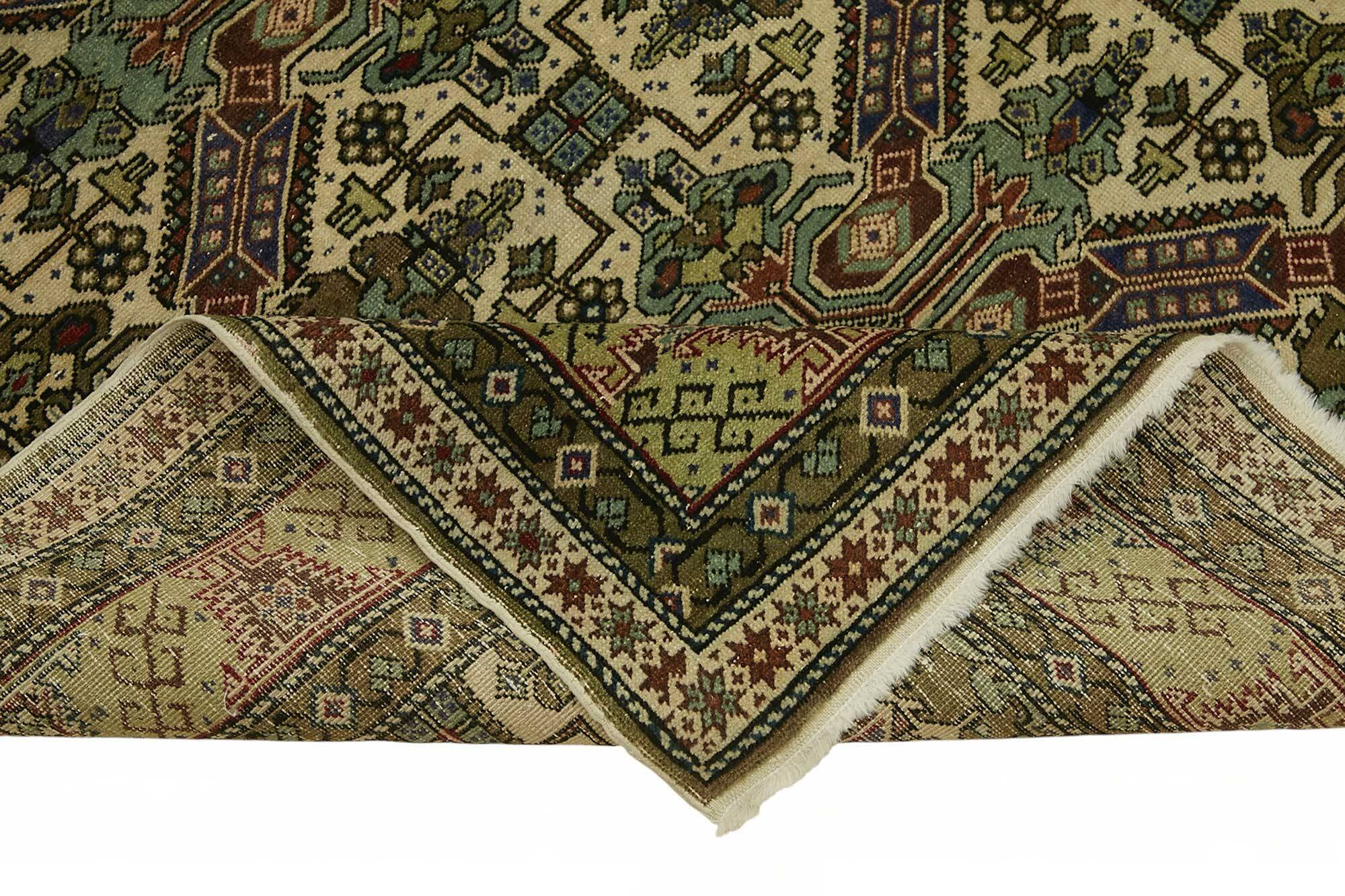 Turkish Wool Vintage Kayseri Rug 195 cm x 280 cm