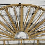 Tête de lit vintage en rotin